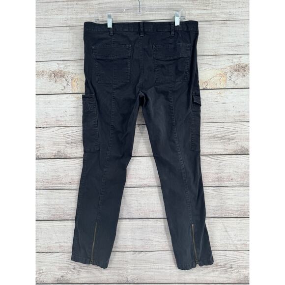 Daughters of the Liberation Pants Womens 32 Cargo Utility Stretch Zipper Pockets - Picture 2 of 11